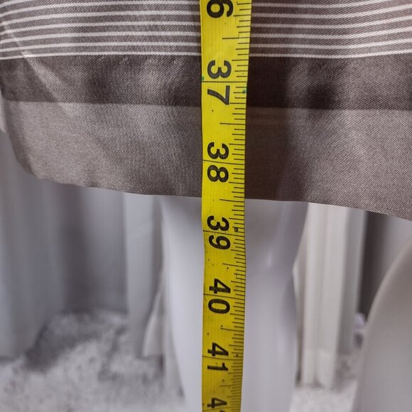 Banana Republic 100% Silk Striped Sheath Dress with Pockets Size 4P Casey Style - Picture 7 of 11